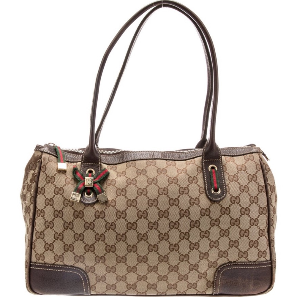 Gucci GG Canvas Princy Tote Bag – Authentic & Classic